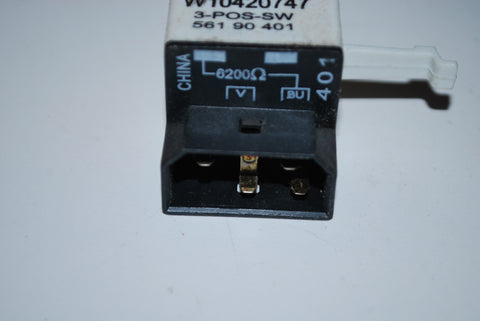 WHIRLPOOL MAYTAG AMANA Dryer Switch W10420747 AP5607380