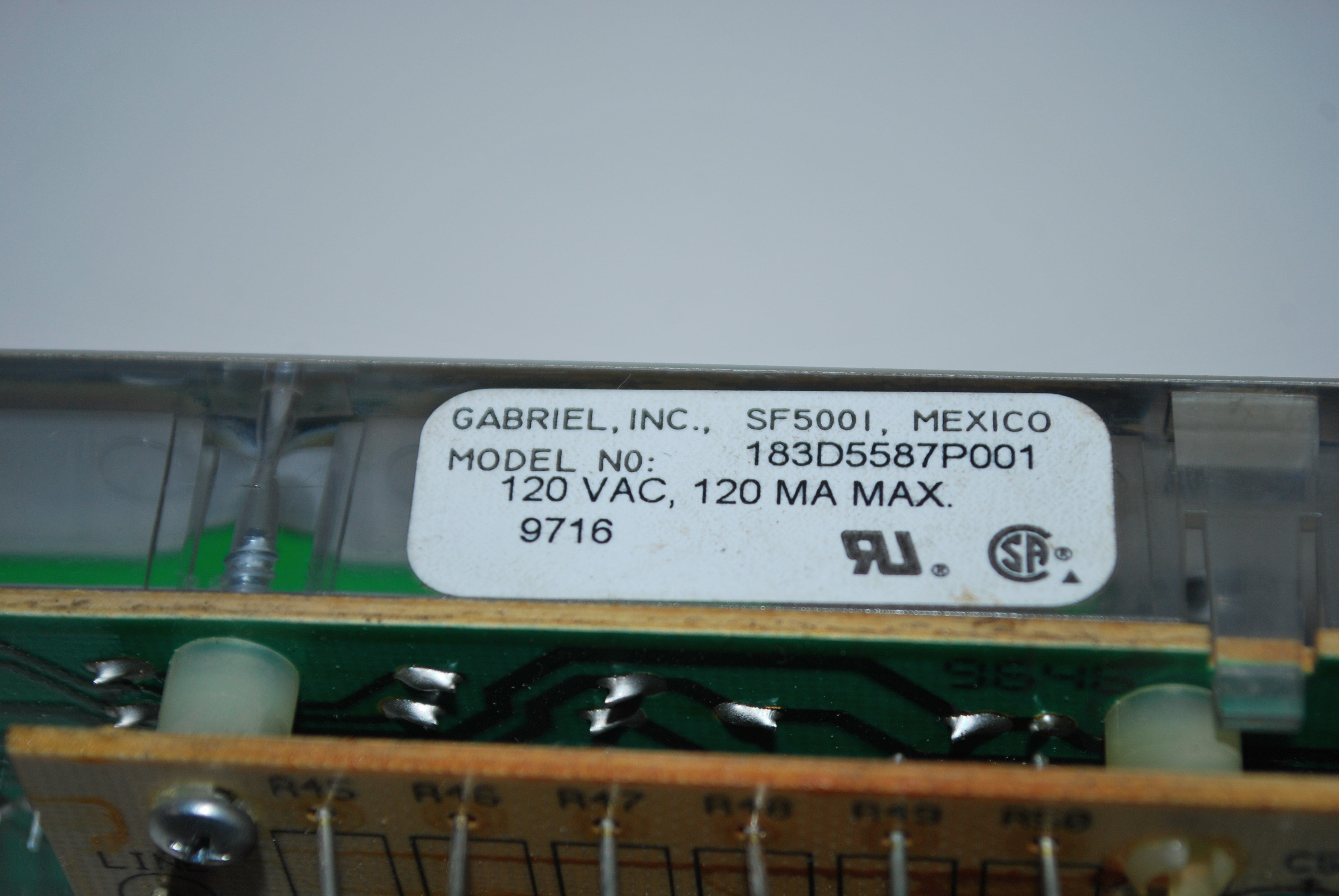 GE Range Oven Timer 183D5587P001