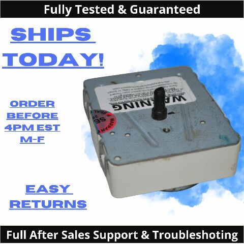 Genuine OEM General Electric GE Dryer Timer 113D5510G004 WE4X821 AP2619016