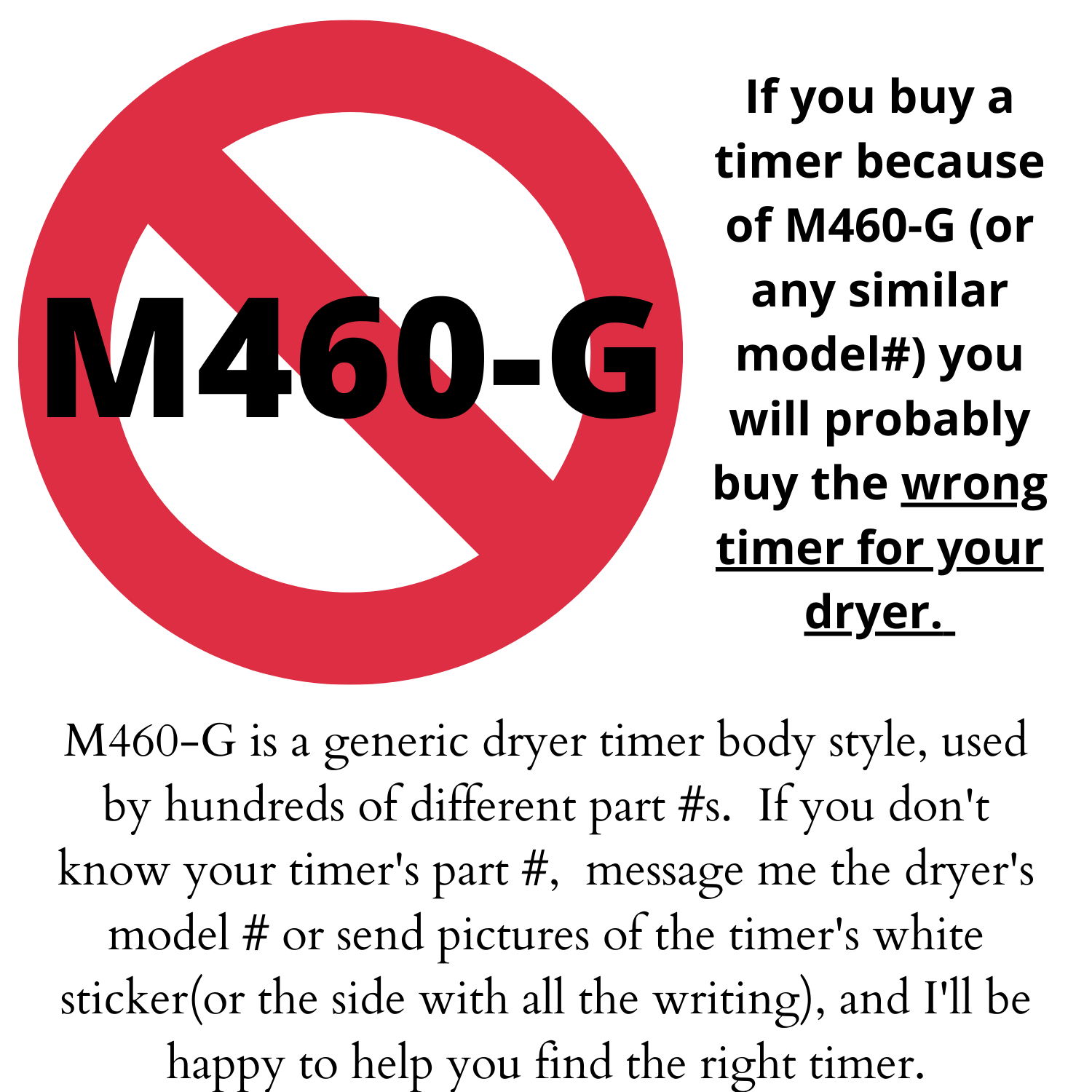 Dryer Timer Motor M006 12 & 9 Tooth Gear Model