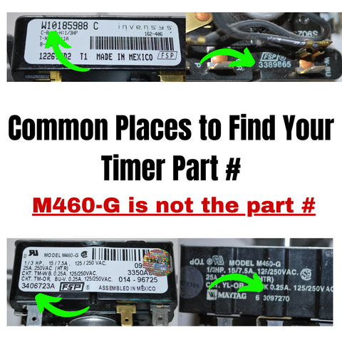 Genuine OEM Kenmore Dryer Timer 695419 FSP