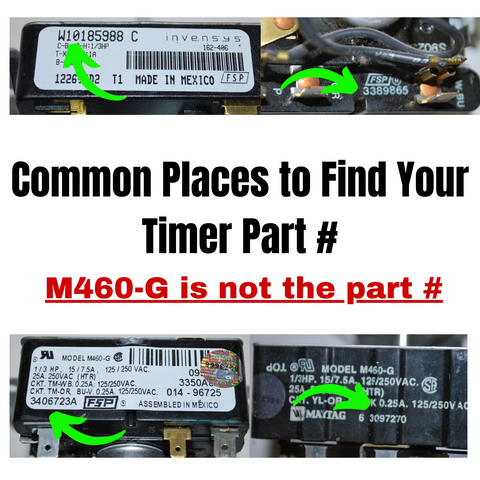 Genuine OEM GE Dryer Timer 113D5510G016