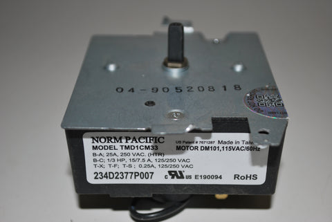 Genuine OEM General Electric GE Dryer Timer 234D2377P007
