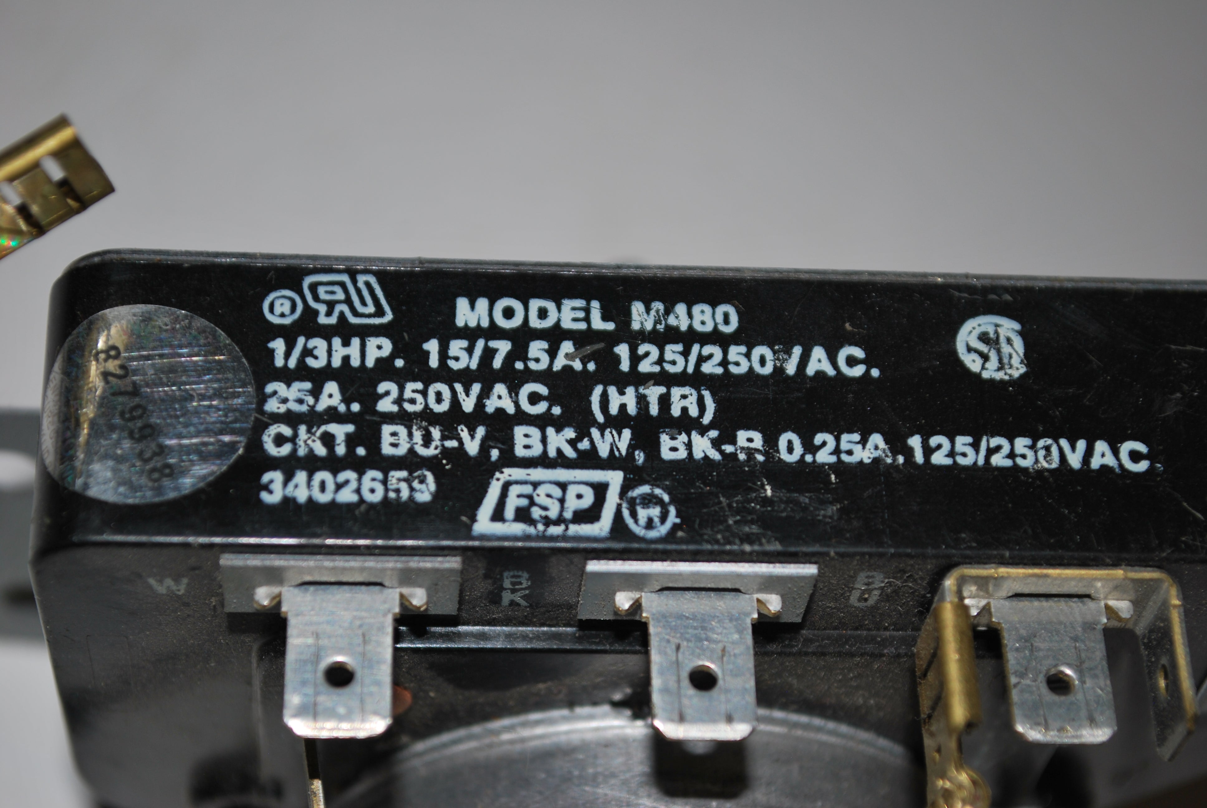 Dryer Timer FSP 3402659 AP3097737 PS346364